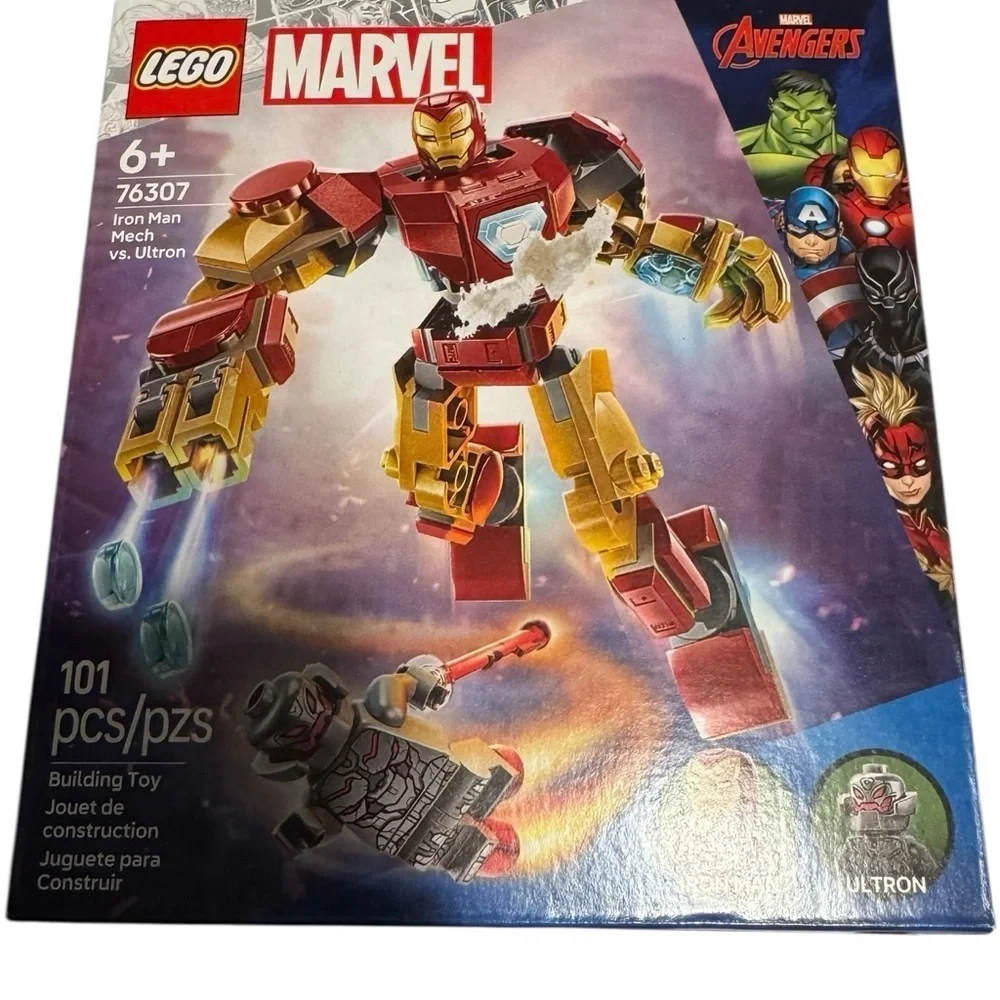 LEGO Marvel Avengers Iron Man Mech vs Ultron 76307 Building Set 101 Pcs NEW - Picture 4 of 6